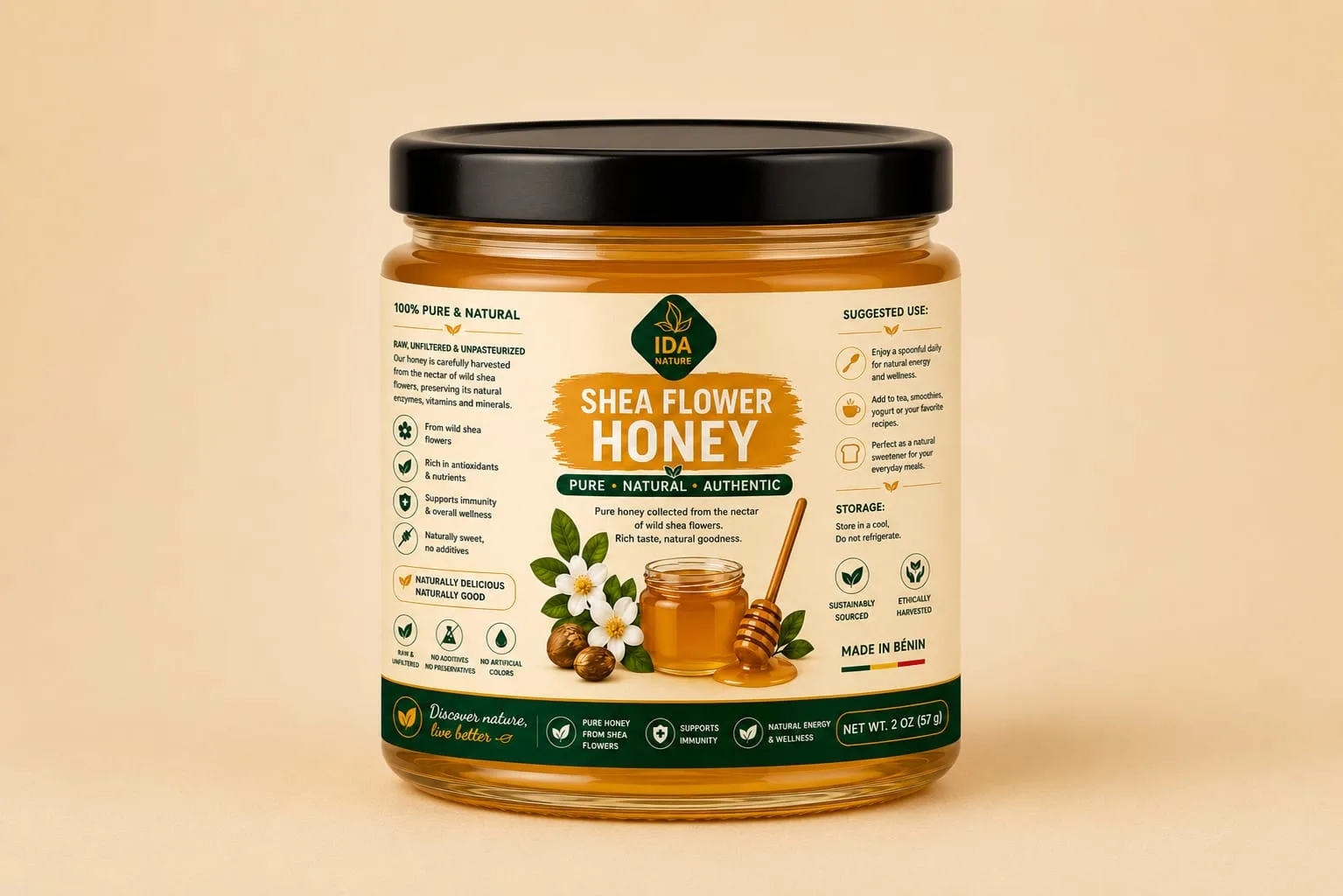 Shea Flower Honey — 2 oz