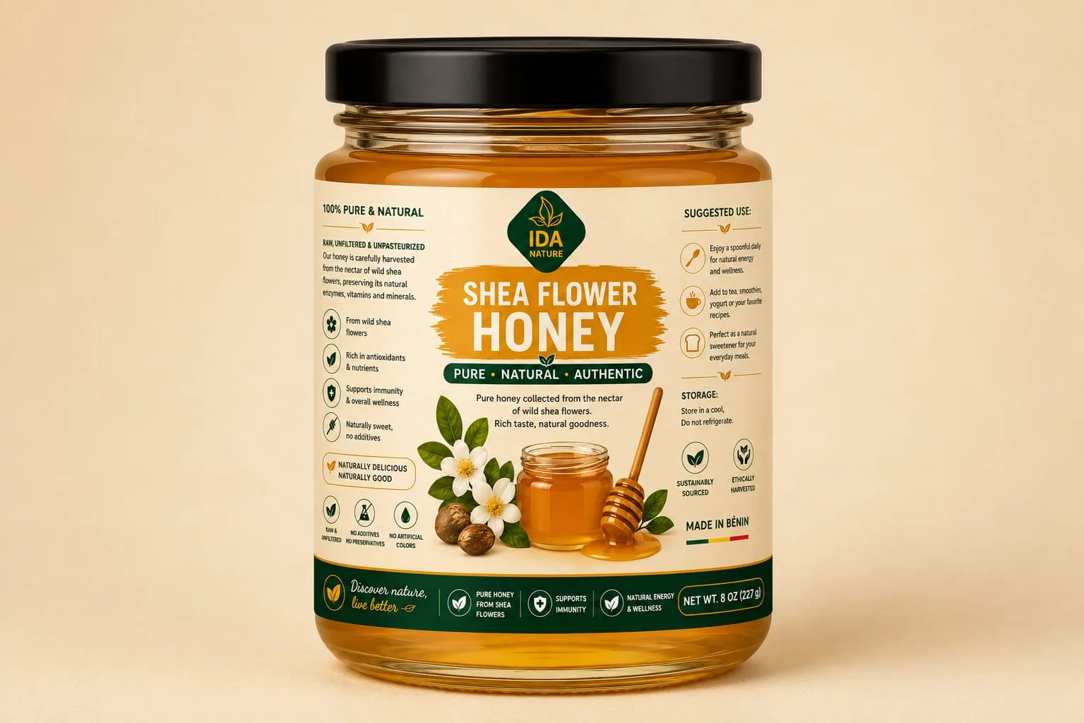 Shea Flower Honey — 4 oz