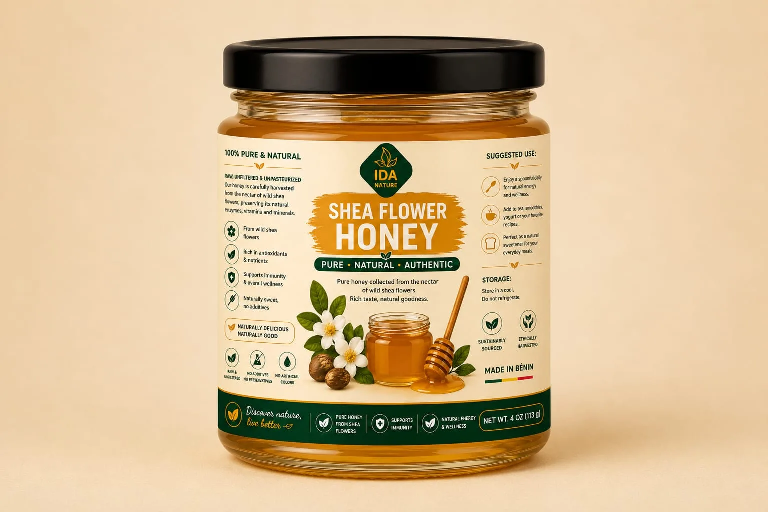 Shea Flower Honey — 8 oz