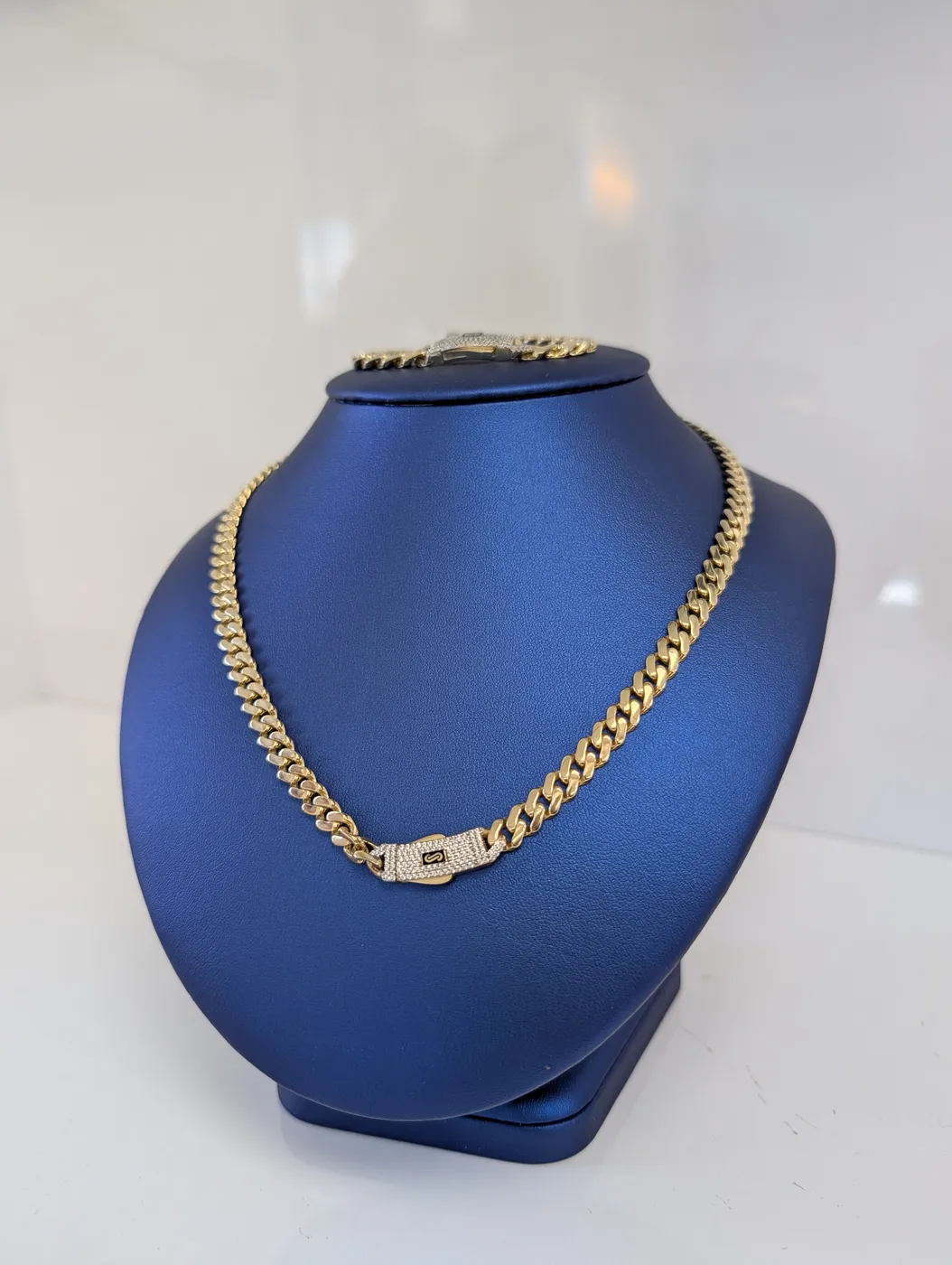 Cuban Link Chain with CZ Clasp